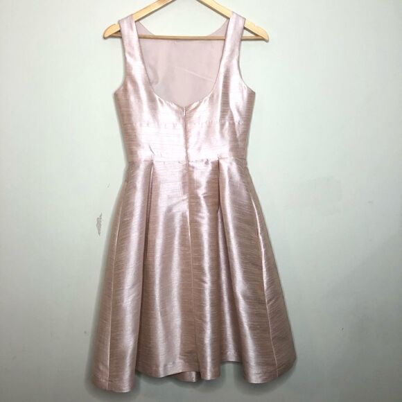 Alfred Sung Sz 4 Pearl Pink Boat Neck Dress - Picture 4 of 5